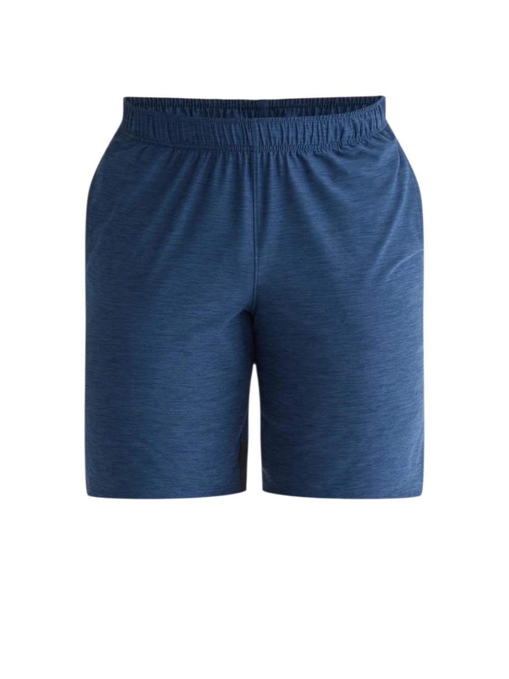 Athletic Works Men's Knit Blue Cove Heather Athletic Shorts